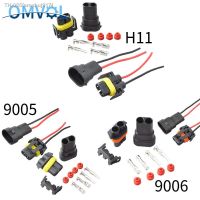 ™ 1Set 9005/ 9006 / H11 2Pin Car connectorCar Waterproof Electrical connector Male Female kit for car motorcycle ect