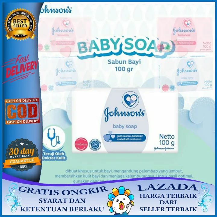 Johnson's Baby Sabun Bayi/Milk Soap/ Sabun Batang 100 Gr | Lazada Indonesia