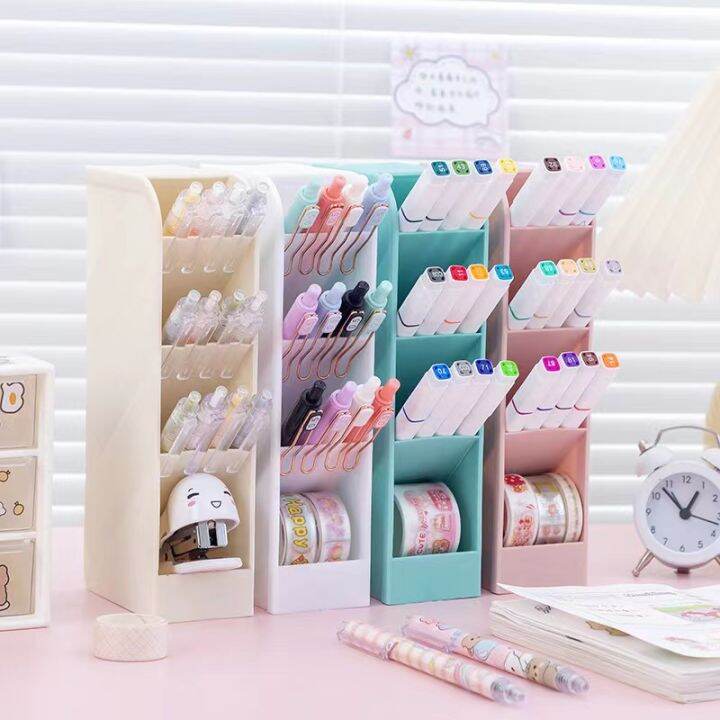 bv-amp-bv-พร้อมส่งในไทย-d04-pencil-boxes-กระเป๋าดินสอ-ที่ใส่ดินสอ-ที่ใส่ปากกา-ชั้นวางจัดระเบียบ