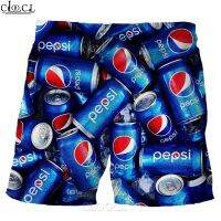 New Carbonated Drinks Pepsi Cola 3D Print Mans Casual Style Shorts