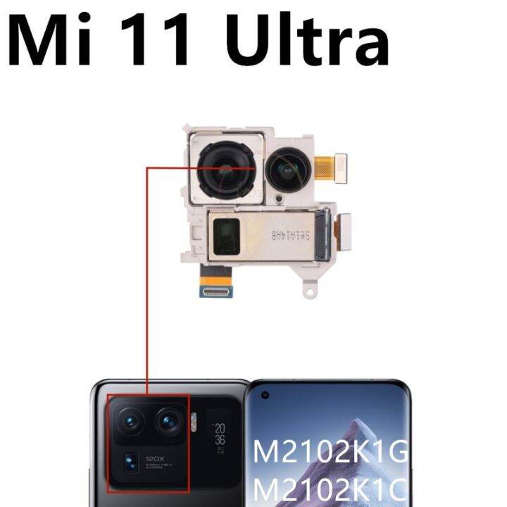 กล้องด้านหลังสําหรับ-xiaomi-mi-11-pro-ultra-front-frontal-selfie-หันหน้าไปทางด้านหลังกล้องหลักขนาดใหญ่โมดูล-flex-cable-อะไหล่ทดแทน