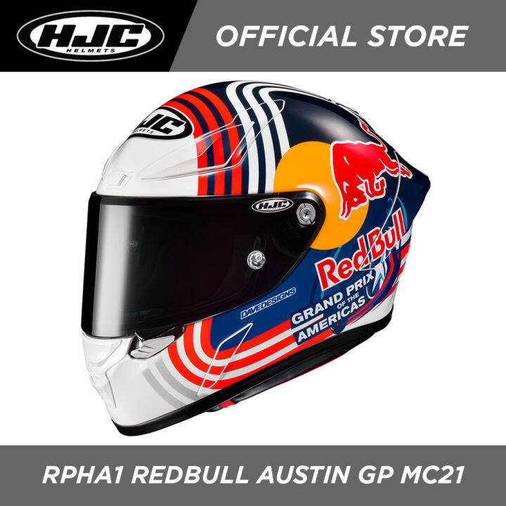 HJC RPHA 1 Red Bull Austin GP Helmet Lazada PH