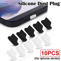 10pcs Silicone Phone Dust Plug for Iphone 13 14 Pro Max 12 11 X XS Charging Port Protector Rubber Dust Plug Dustproof Cover Caps