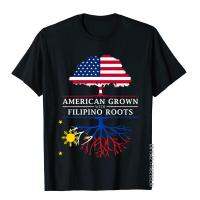 American Grown With Filipino Roots Philippines Premium T-Shirt High Street Men T Shirt New Cotton Tops Tees England Style