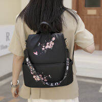 Waterproof Backpack With Oxford Cloth Chinese Embroidery Pattern Waterproof Backpack Chinese Embroidery Pattern Backpack Oxford Cloth Waterproof Backpack Waterproof Backpack With Chinese Embroidery