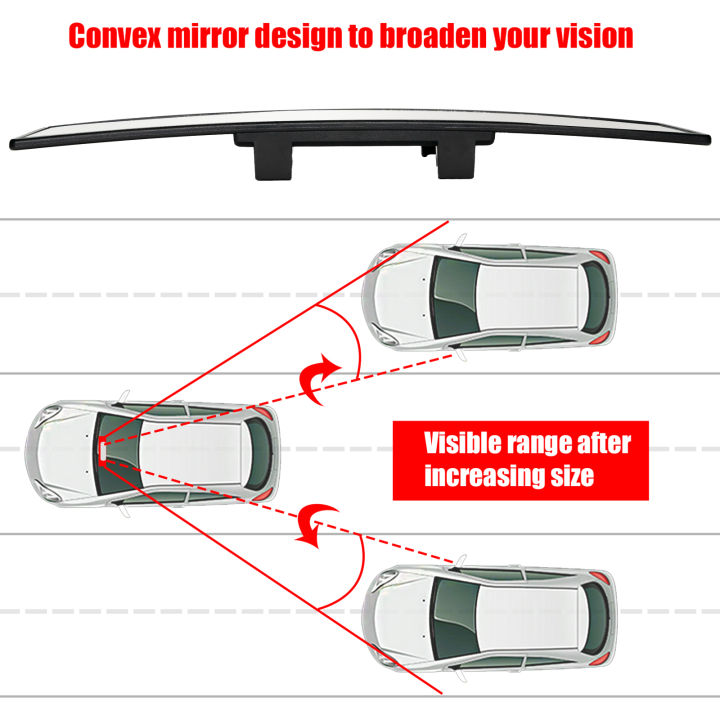 270มม-300มม-auto-assisting-mirror-รถบรรทุกภายใน-anti-glare-มุม-panoramic-กระจกมองหลังกระจกนูนพร้อมคลิปแบน-universal