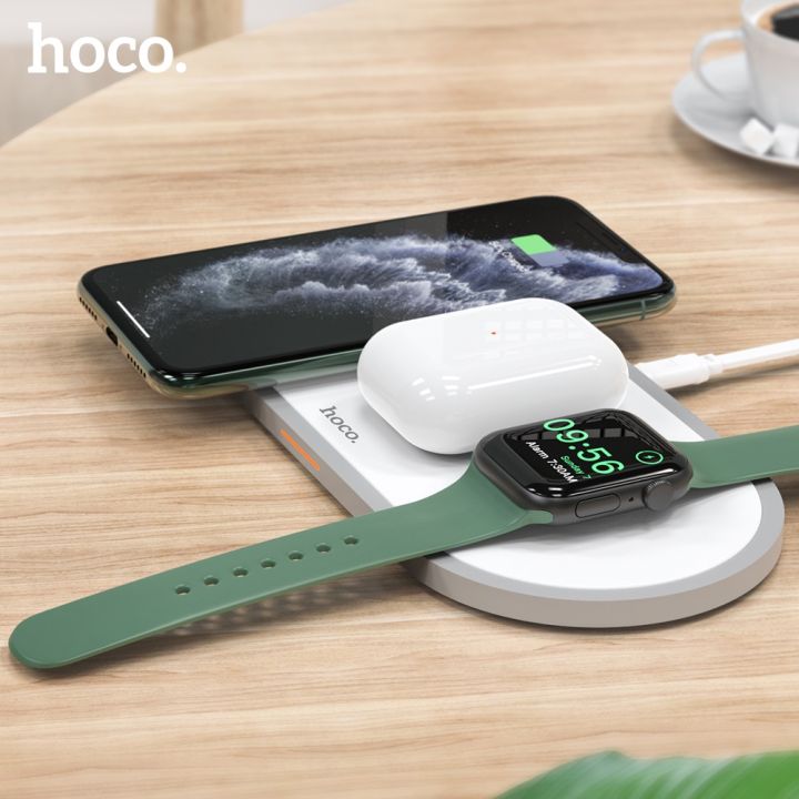 hoco-cw21-cw24-3-in-1-wieless-charger-แท่นชาร์จไร้สาย-ของแท้-100-ชาร์จเร็ว