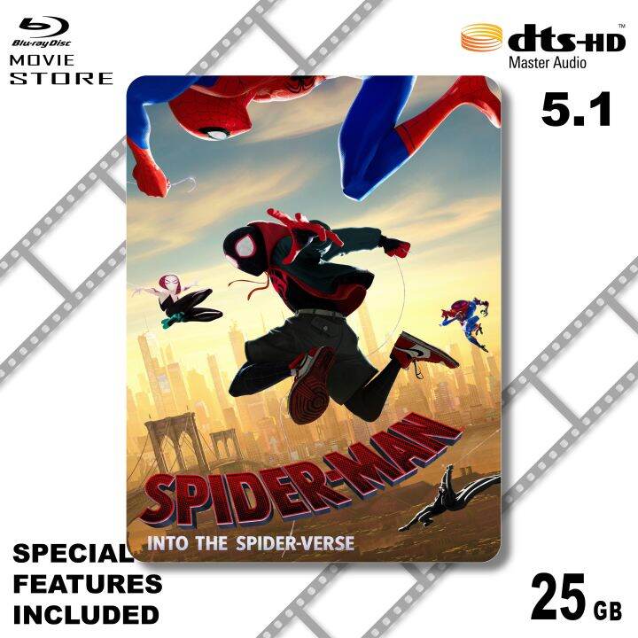 Bluray Cartoon Movie Spider Man Into The SpiderVerse 2018 (ENG DTS 5.1