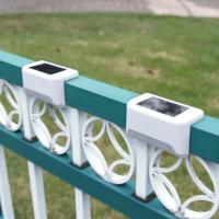 ▲○ HOME❀ 4pcs LED Outdoor Solar Wall Stair Light IP65 Waterproof Porch Garden Lamp