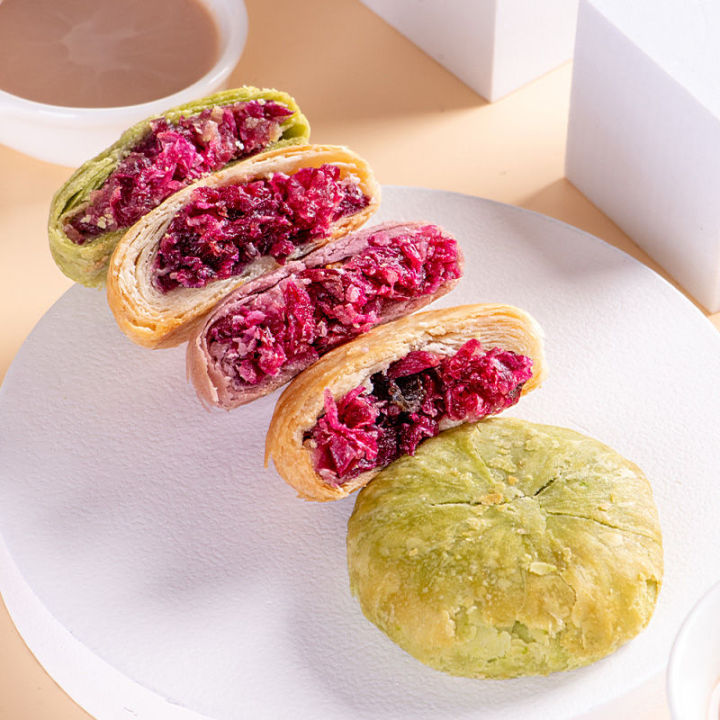 xbydzsw-yunnan-flower-cake-authentic-net-red-snacks-snacks-pastry-heart-breakfast-matcha-rose-purple-potato-oatmeal-multi-flavor-250g