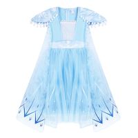 Chrismas Kids Girls Princess Costume Halloween Costumes Toddler Birthday Clothes Frozen Elsa Cosplay