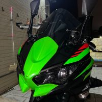 โปรแกรมควบคุมกระจกหน้ารถยนต์สำหรับ Kawasaki Ninja 650อุปกรณ์เสริมตัวเบนกระจกรถยนต์กันลม ER6F EX650 ER-6F 2020 2021 2022 ER หน้าจอ6F