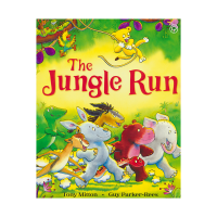 The jungle run jungle race English story picture book parent-child reading English original imported childrens books