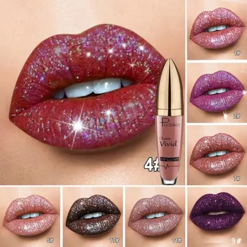 Beauty Glazed Glitter Lip Gloss Lipstick Shiny DIY Lip Gloss Diamond  Waterproof Long Lasting Lipgloss Kit With Lip Primer Lip Tint Lips Makeup 