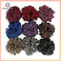 SGS กำมะหยี่สีทอง ขนาดใหญ่ scrunchies ชุดคลุมศีรษะ อีลาสติก แถบยางยืดหยุ่น ที่มีคุณภาพสูง ศิลปะผ้าศิลปะ เชือกมัดผมหางม้าแวววาว ผมเส้นผม