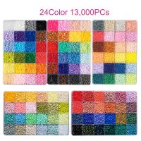 24Colors Set 2.6Mm Iron Beads Puzzle 550Pcs/Slot Pixel Art DIY Hama Beads Iron Beads Children Toys Gift