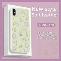 advanced texture Phone Case For iphone XS max Cartoon luxurious funny dust-proof youth leather taste The New trend cute