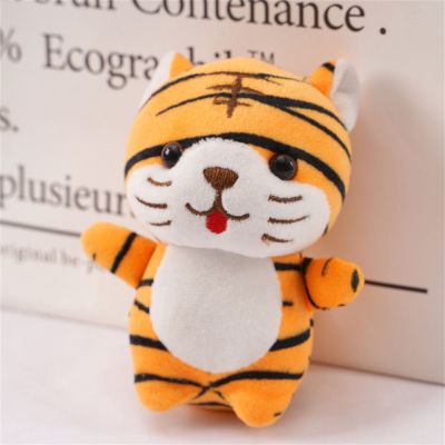 SHUI70300 Home Decor Spring Festival Year Of The Tiger Chinese New Year 2022 Chinese Zodiac Kids Gift Tiger Doll Keyrings Animals Plush Doll Tiger Plu