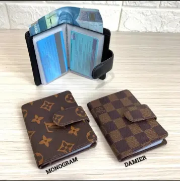 Jual MURAH DOMPET LV PRIA MONOGRAM KULIT IMPOR MOTIF KEMBANG