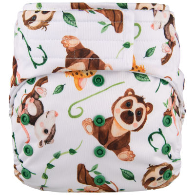 2022 New Arrival New Pattern Hook &amp; Loop Washable Baby Nappy Child Infant Boy Girl Newborn Cloth Diaper Cover Shell