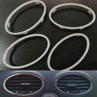 【hot】 4PCS 2 2005-2013 air conditioning chrome trim outlet decoration circle ring car accessories