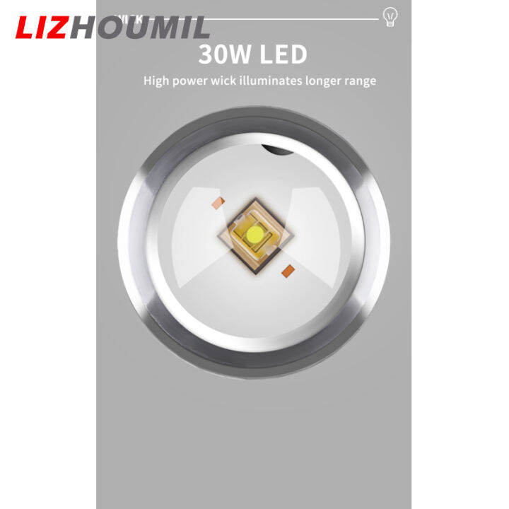 lizhoumil-พวงกุญแจซูมไฟฉาย-led-30w-พวงกุญแจไฟตรวจจับสีม่วงกันน้ำ-ipx4ซูเปอร์ไบรท์