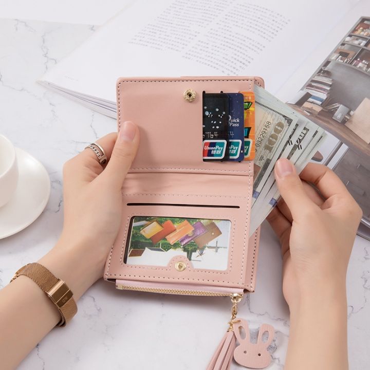 2023-new-womens-wallet-pu-leather-womens-wallet-made-of-leather-women-purses-card-holder-foldable-portable-lady-coin-purses