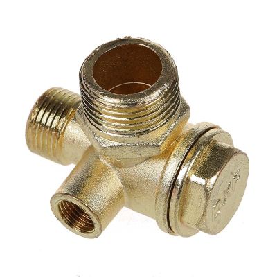 0.35 quot; Female Thread Tube Connector Brass Check Valve for Air Compressor