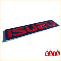 Tkt โลโก้ติดรถยนต์ LOGO ISUZU สีแดงติดท้ายรถกะบะดราก้อนอาย ราคาดีที่สุด จบในที่เดียว**