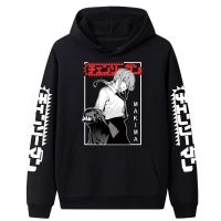 Anime Manga Chainsaw Man Hoodies Makima Denji Print Streetwear Men Fashion Oversized Sweatshirts Hoodie Pullover Tracksuit Size XS-4XL