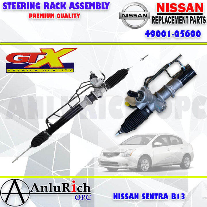 STEERING RACK AND PINION ASSEMBLY NISSAN SENTRA B13 GTX PART NO 49001