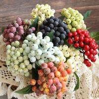 hot【cw】 25CM Artificial Berries Fruit Fake Foam Flowers Decoration Wedding Table Xmas 2023