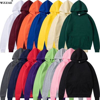 Hoodies Sweatshirts Men Woman Fashion Solid Color Red Black Gray Pink Autumn Winter Fleece Hip Hop Hoody Male Brand Casual Tops Size Xxs-4Xl