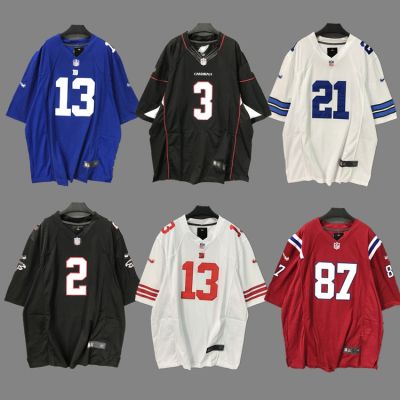 High quality NFL Rugby Jersey Street Dance Hip Hop BF Style European American West Coast Ulzzang Football Vintage Time