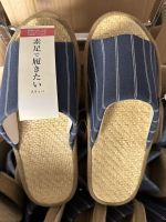 MUJI MUJI export daily single indoor summer comfortable straw-soled home slippers for men and women couples