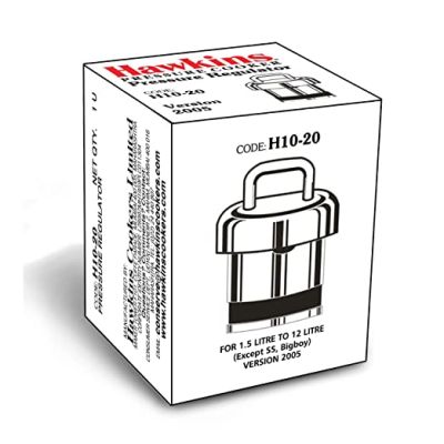 Hawkins Vent Weight/Pressure Regulator for all Hawkins Pressure Cookers from 1.5 Litre to 12 Litre, Silver, Standard