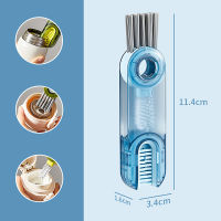 3 In1นมแปรงทำความสะอาดขวดถ้วยสิ่งประดิษฐ์ร่องถังเหล็กเบียร์แปรงทำความสะอาดสำหรับแก้วกระติกสุญญากาศลูกแบดมินตันทนทานคุณภาพสูงทำความสะอาด