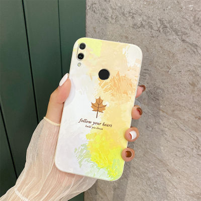 เคส Huawei Y9 2019ซิลิโคน TPU ฝาหลัง Huawei เคสโทรศัพท์ Y9ปลอกอ่อนทาสี2019