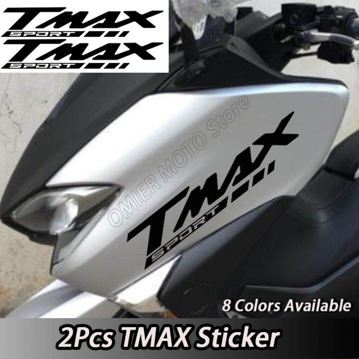 รถจักรยานยนต์-scooter-สติ๊กเกอร์-tmax-สติ๊กเกอร์สะท้อนแสงด้านหน้า-yamaha-tmax-500-530-560-tech-max-530sx-อุปกรณ์เสริมกันน้ำ