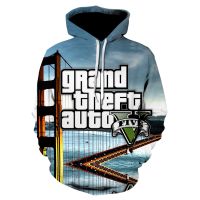 [Qinqin clothing] ใหม่แกรนด์ขโมยอัตโนมัติเกมแจ็คเก็ตเสื้อผ้า GTA 5เสื้อกันหนาวหมวกทนกว่าเครื่องแต่งกายเด็กเสื้อผ้าสาว H Oodies ผู้ชายเสื้อยืดยุโรปขนาด