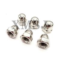 1/50pcs M3 M4 M5 M6 M8 M10 M12 M14 M16 304 A2-70 Stainless Steel Hex Hexagon Acorn Nut Cap Decorative Cover Semicircle Dome Nuts