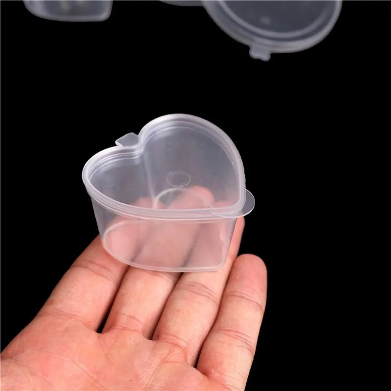 10pcs Slime Storage Plastic Color Plasticine Clear Containers Glue