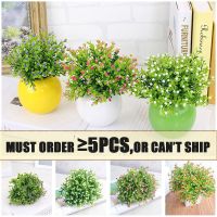 SALE! Artificial Fake Flowers Plastic Fake Milan Grass Simulation Plants for Wedding Birthday Party Diy Photogra