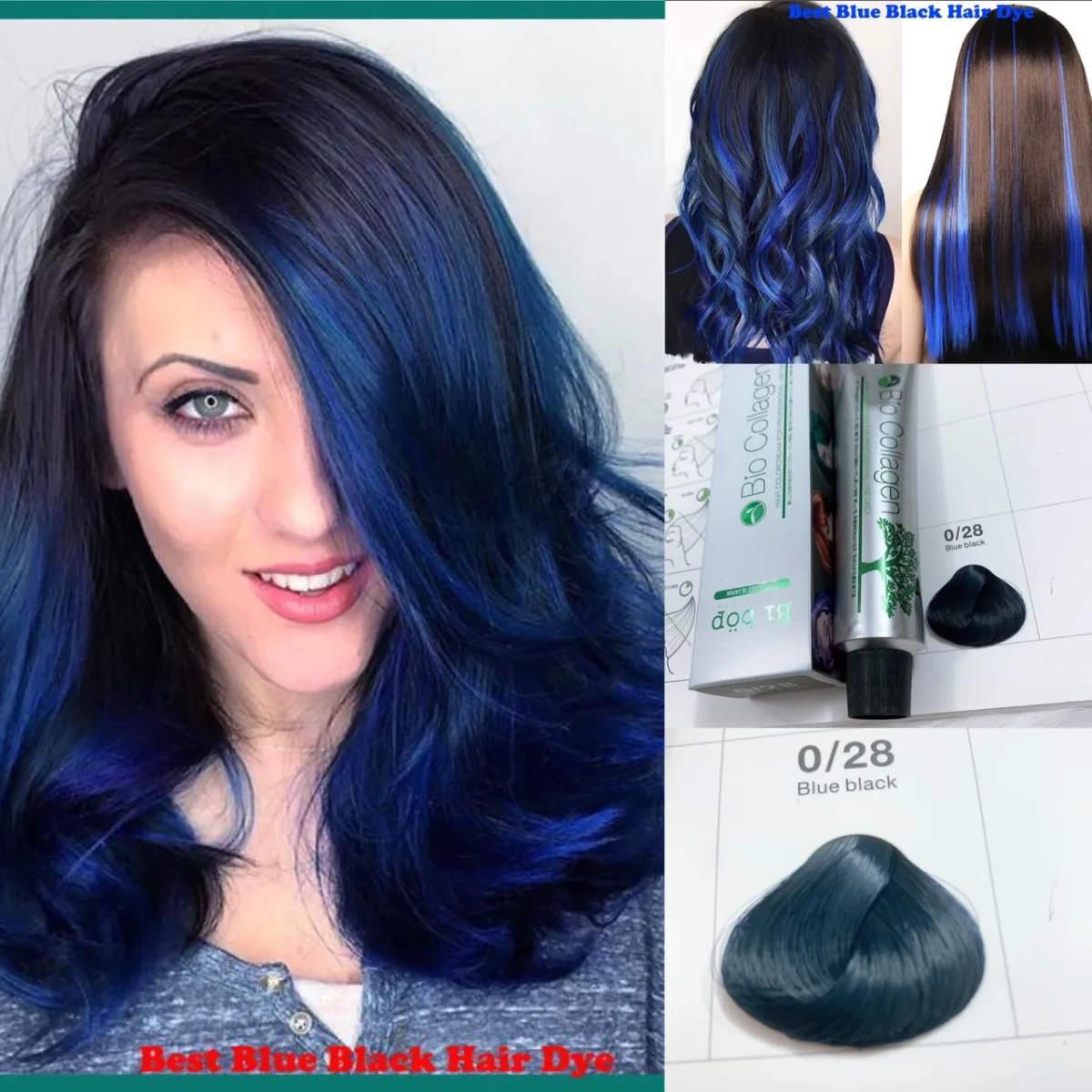 Tổng hợp Hình ảnh nhuộm tóc màu xanh dương khói đẹp cho nam nữ