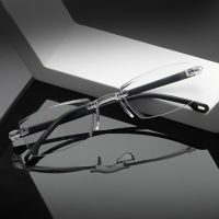 Anti-Blu-ray Reading Glasses Fashion Super Light and Comfortable Edgeless Fashion Reading Glasses for Men and Women Elderly