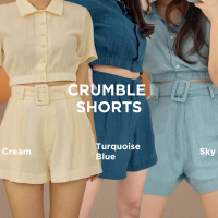 COPPER.BKK Crumble Shorts กางเกงขาสั้น พร้อมเข็มขัด และ สายผูกเอว