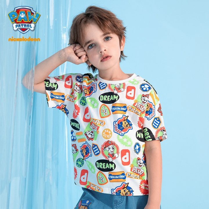 เสื้อยืดเด็ก-ลายการ์ตูน-เจ้าตูบสี่ขา-paw-patrol