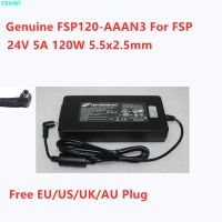 ที่ชาร์จแหล่งจ่ายไฟหน้าจอทางการแพทย์ FSP120-AAAN3 DSP ของแท้24V 5A 120W อะแดปเตอร์ AC FSP120 AAAN2สำหรับใช้ในทางการแพทย์