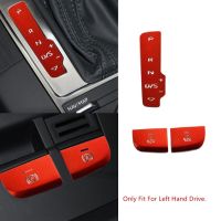 Car Styling Handbrake Gear Shift Panel Buttons And Door Unlock Button Decoration Cover Trim For Audi A3 2013-2018 Accessories