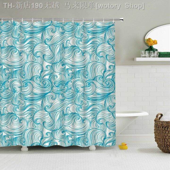 cw-leaf-shower-curtain-3d-with-hooks-partition-180x240cm-polyester-washable